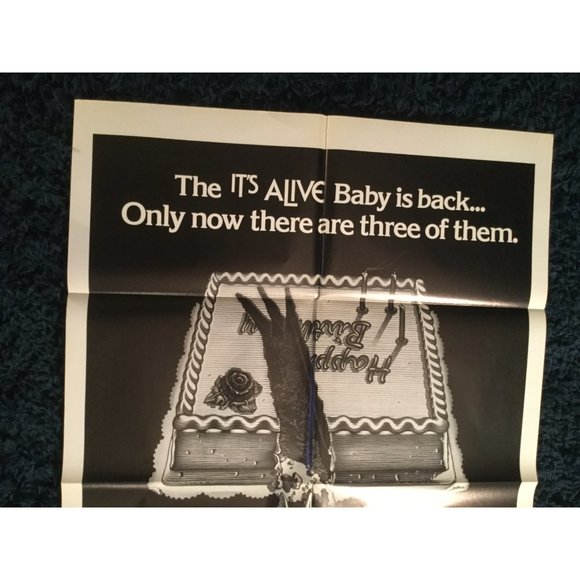 It Lives Again 1978 horror movie Poster Large Lobby Theatre Canada - Picture 2 of 4